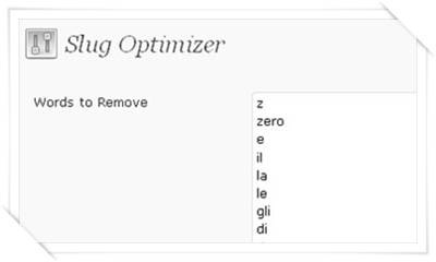 11) Slug Optimizer