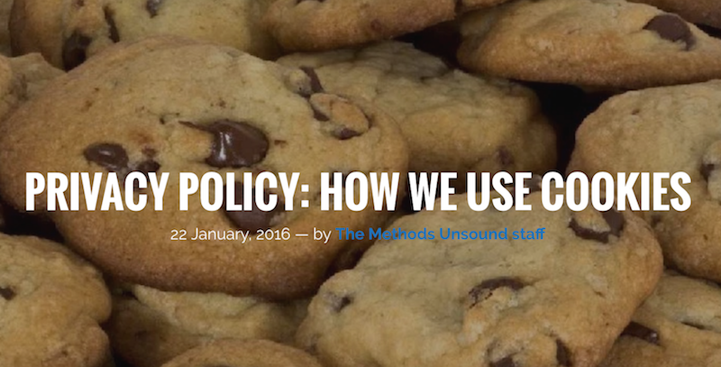 8) Вы должны включить Условия обслуживания и Политику конфиденциальности, объясняющие использование вами файлов cookie