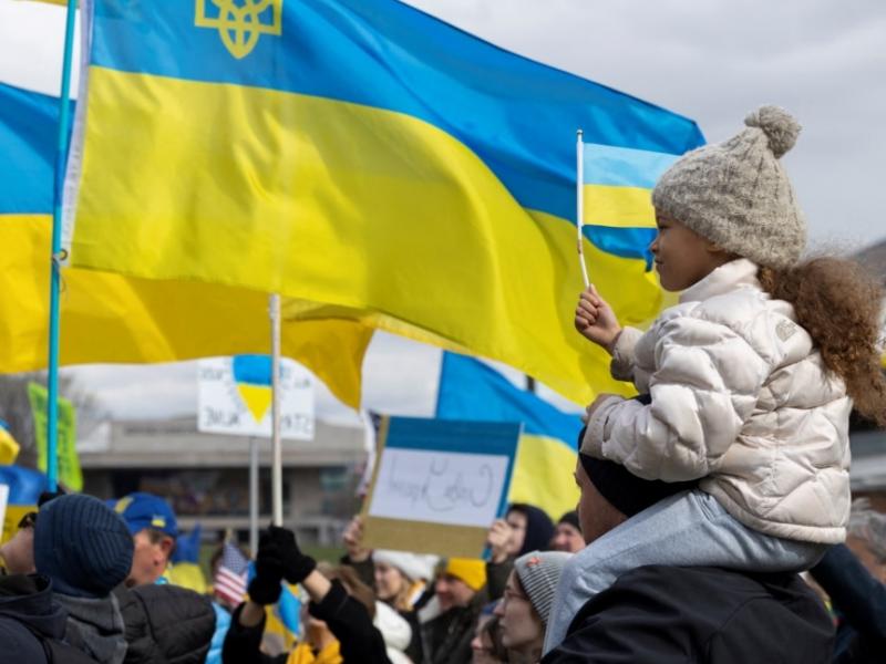 печатные флаги украина