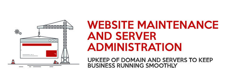 Обслуживание сайта и администрирование сервера